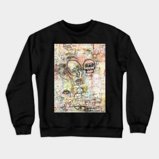 olgabolga by cowabango, neo-expressionism Crewneck Sweatshirt